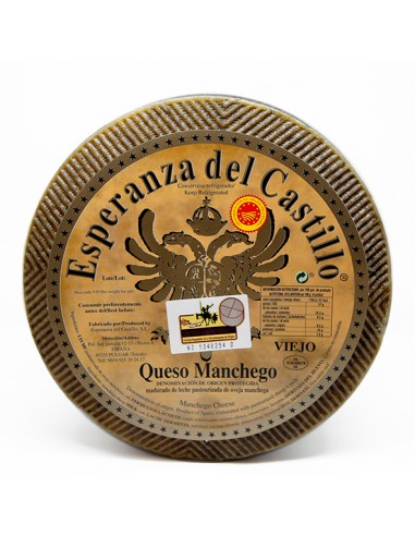 Medio queso de oveja viejo 1,7 kg aprox.